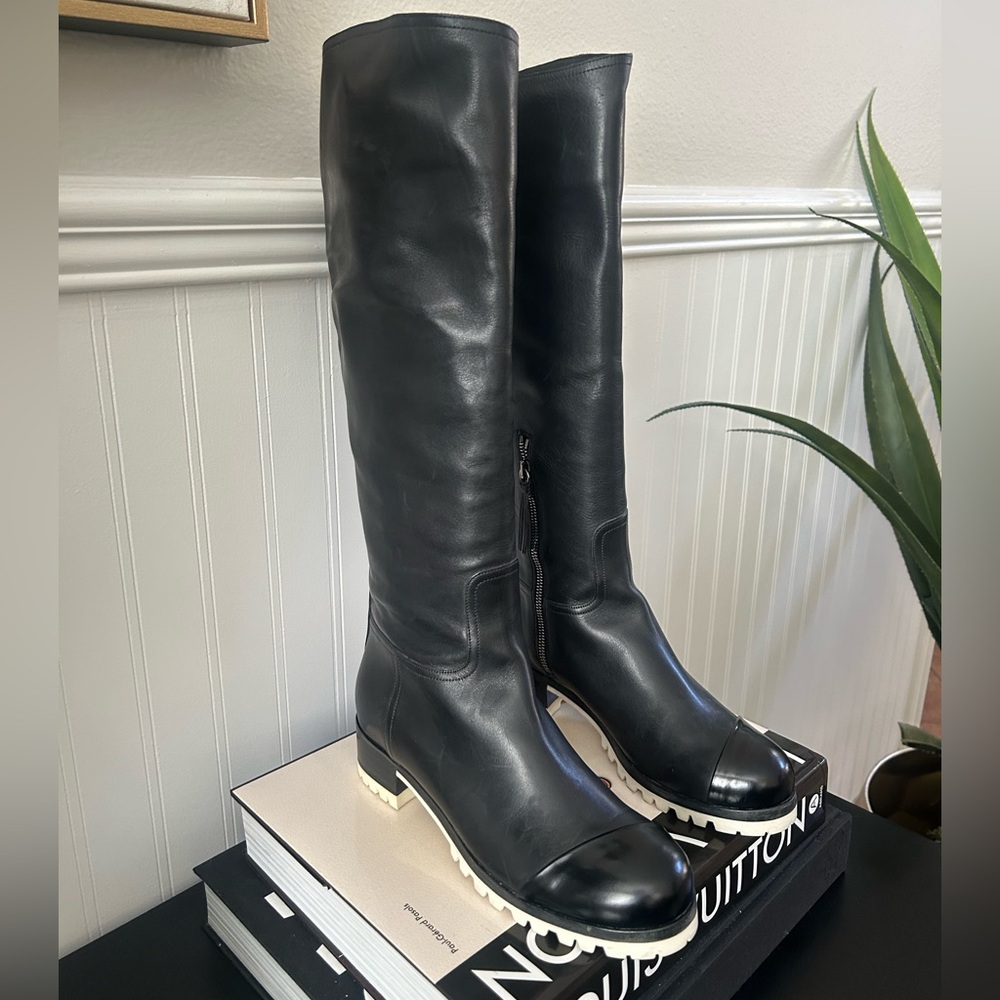 Miu Miu Black Over the Knee Boots